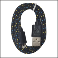 Cabo carregador Iphone USB em nylon