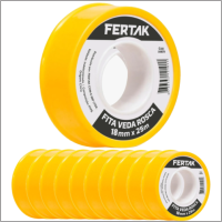 Fita Veda Rosca de 10mm x 25m Fertak